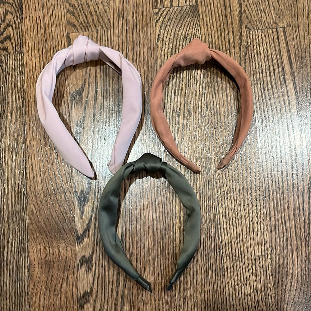 Little Girls Knotted Headbands Bundle Of 3